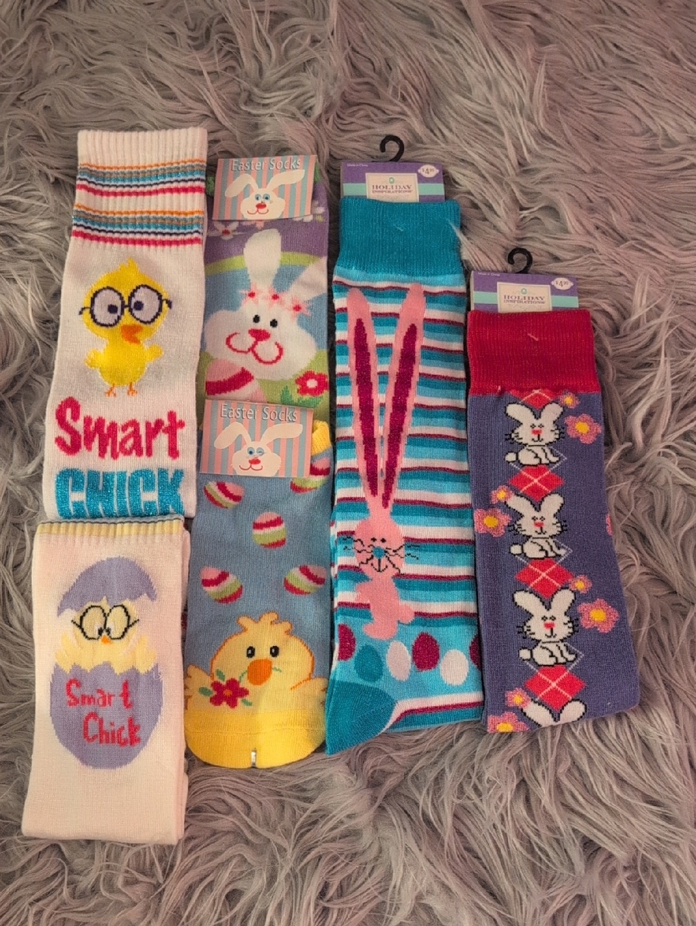 Y2K NWT  Bunny Wabbit Sock  Bundle Lot